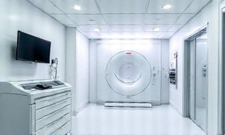 CT scanner suite at Cornwall Veterinary Specialists